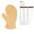 Unfinished Mitten Wood Cutout for Door Hangers, Seasonal Decor and Paint Parties, Baltic Birch Craft Blank
