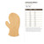 Unfinished Mitten Wood Cutout - Unfinished Baltic Birch Craft Shape