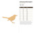 Unfinished Mockingbird Wood Cutout - Unfinished Baltic Birch Craft Shape