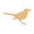 Mockingbird Wood Cutout for Crafts, Unfinished Baltic Birch Craft Shape