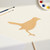 Mockingbird Wood Cutout for Crafts, Unfinished Baltic Birch Craft Shape