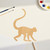 Unfinished Monkey 2 Wood Cutout for Door Hangers, Seasonal Decor and Paint Parties, Baltic Birch Craft Blank