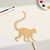 Unfinished Monkey 2 Wood Cutout - Unfinished Baltic Birch Craft Shape