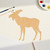 Unfinished Moose 1 Wood Cutout for Door Hangers, Seasonal Decor and Paint Parties, Baltic Birch Craft Blank