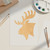 Unfinished Moose Head Wood Cutout for Door Hangers, Seasonal Decor and Paint Parties, Baltic Birch Craft Blank