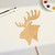 Unfinished Moose Head Wood Cutout for Door Hangers, Seasonal Decor and Paint Parties, Baltic Birch Craft Blank