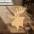 Moose Head Wood Cutout for Crafts, Unfinished Baltic Birch Craft Shape