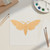 Moth Wood Cutout for Crafts, Unfinished Baltic Birch Craft Shape