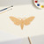 Moth Wood Cutout for Crafts, Unfinished Baltic Birch Craft Shape