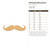 Unfinished Moustache Wood Cutout - Unfinished Baltic Birch Craft Shape