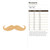 Moustache Wood Cutout for Crafts, Unfinished Baltic Birch Craft Shape