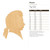Mozart Wood Cutout - Unfinished Baltic Birch Craft Shape