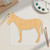 Unfinished Mule Wood Cutout - Unfinished Baltic Birch Craft Shape