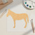 Mule Wood Cutout for Crafts, Unfinished Baltic Birch Craft Shape