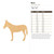 Mule Wood Cutout for Crafts, Unfinished Baltic Birch Craft Shape