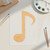 Music Note 2 Wood Cutout for Crafts, Unfinished Baltic Birch Craft Shape