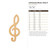 Unfinished Music Note 6 Wood Cutout - Unfinished Baltic Birch Craft Shape