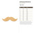 Unfinished Mustache Wood Cutout - Unfinished Baltic Birch Craft Shape