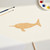 Unfinished Narwhal Wood Cutout for Door Hangers, Seasonal Decor and Paint Parties, Baltic Birch Craft Blank