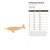 Unfinished Narwhal Wood Cutout - Unfinished Baltic Birch Craft Shape