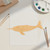 Narwhal Wood Cutout for Crafts, Unfinished Baltic Birch Craft Shape