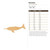 Narwhal Wood Cutout for Crafts, Unfinished Baltic Birch Craft Shape