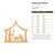 Unfinished Nativity Wood Cutout - Unfinished Baltic Birch Craft Shape