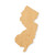 Unfinished New Jersey Wood Cutout - Unfinished Baltic Birch Craft Shape
