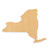 Unfinished New York Wood Cutout - Unfinished Baltic Birch Craft Shape