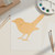 Unfinished Nightingale Wood Cutout for Door Hangers, Seasonal Decor and Paint Parties, Baltic Birch Craft Blank