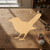 Nightingale Wood Cutout for Crafts, Unfinished Baltic Birch Craft Shape