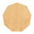 Unfinished Nonagon Wood Cutout for Door Hangers, Seasonal Decor and Paint Parties, Baltic Birch Craft Blank