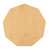 Nonagon Wood Cutout for Crafts, Unfinished Baltic Birch Craft Shape