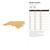 Unfinished North Carolina Wood Cutout for Door Hangers, Seasonal Decor and Paint Parties, Baltic Birch Craft Blank