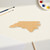 Unfinished North Carolina Wood Cutout - Unfinished Baltic Birch Craft Shape