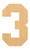 Unfinished Number 3 Wood Cutout for Door Hangers, Seasonal Decor and Paint Parties, Baltic Birch Craft Blank