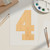 Unfinished Number 4 Wood Cutout for Door Hangers, Seasonal Decor and Paint Parties, Baltic Birch Craft Blank