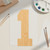 Number 4 Wood Cutout for Crafts, Unfinished Baltic Birch Craft Shape