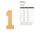 Number 4 Wood Cutout for Crafts, Unfinished Baltic Birch Craft Shape