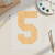 Unfinished Number 5 Wood Cutout for Door Hangers, Seasonal Decor and Paint Parties, Baltic Birch Craft Blank