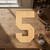 Unfinished Number 5 Wood Cutout - Unfinished Baltic Birch Craft Shape
