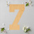 Unfinished Number 7 Wood Cutout for Door Hangers, Seasonal Decor and Paint Parties, Baltic Birch Craft Blank