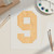 Unfinished Number 9 Wood Cutout for Door Hangers, Seasonal Decor and Paint Parties, Baltic Birch Craft Blank