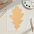 Oak Leaf 2 Wood Cutout for Crafts, Unfinished Baltic Birch Craft Shape