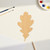 Oak Leaf 2 Wood Cutout for Crafts, Unfinished Baltic Birch Craft Shape