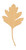 Unfinished Oak Leaf Wood Cutout for Door Hangers, Seasonal Decor and Paint Parties, Baltic Birch Craft Blank