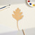 Unfinished Oak Leaf Wood Cutout - Unfinished Baltic Birch Craft Shape