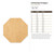 Unfinished Octagon Wood Cutout - Unfinished Baltic Birch Craft Shape