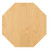 Octagon Wood Cutout for Crafts, Unfinished Baltic Birch Craft Shape