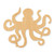 Unfinished Octopus 1 Wood Cutout - Unfinished Baltic Birch Craft Shape